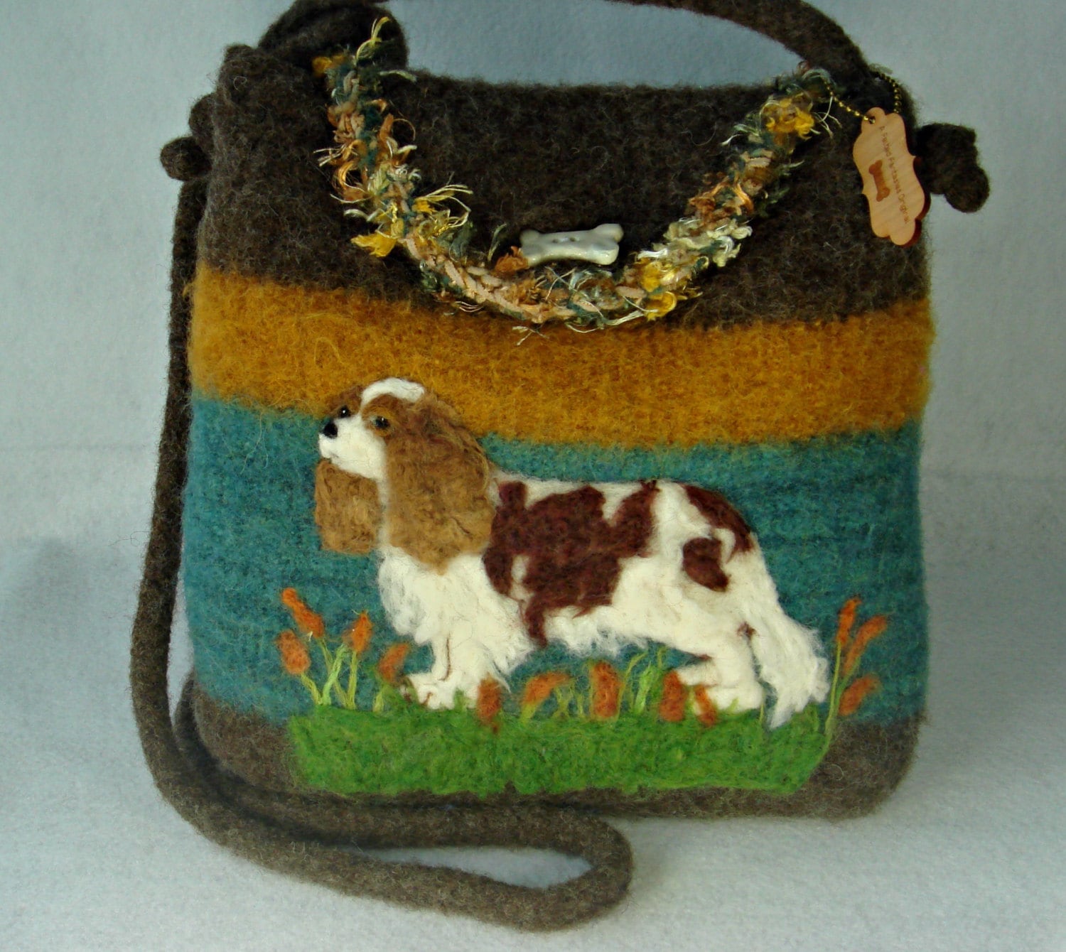 BIGGEST SALE EVER Felted Purse, Felted Dog Handbag, Felted Purse
