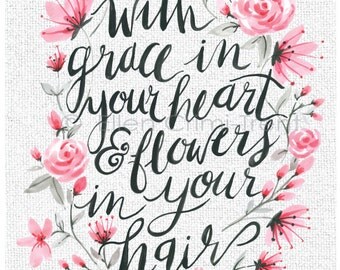 Grace in your heart | Etsy