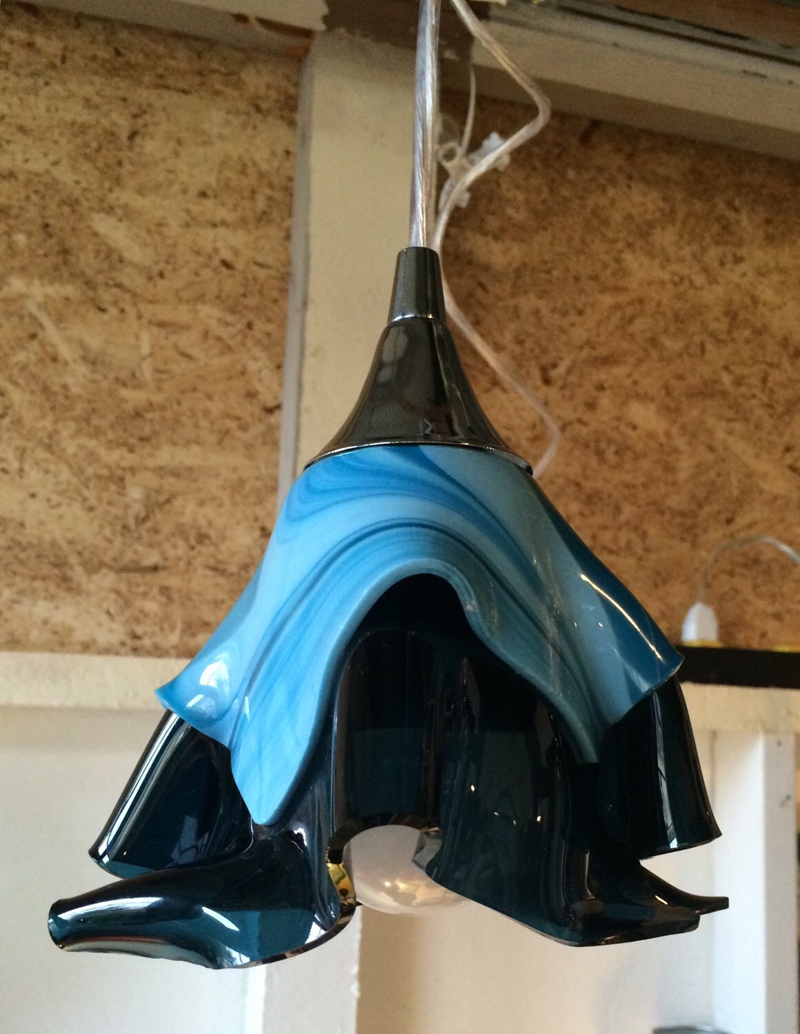 Fused Glass Pendant Light