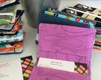 Card Wallet, Gift Card Holder, Business Card Holder, Business Card Wallet, Shopper Card Wallet