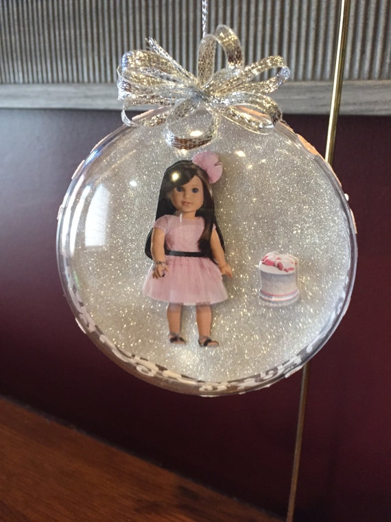 American Girl Doll Holiday Ornaments by rosannev on Etsy