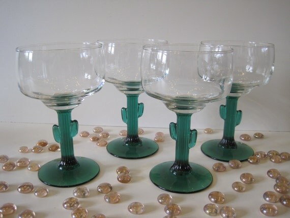 Vintage Margarita Glasses 3