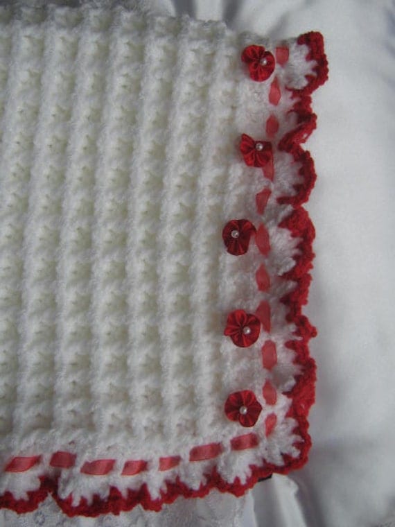 Waffle Stitch CROCHET PATTERN Baby Blanket/Afghan/Pram cover/Lapghan CR44 fro...