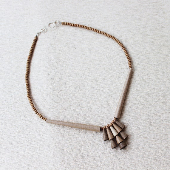 Zen necklace recycled jewelry first anniversary by papermelon Zen necklace recycled jewelry first anniversary by papermelon
