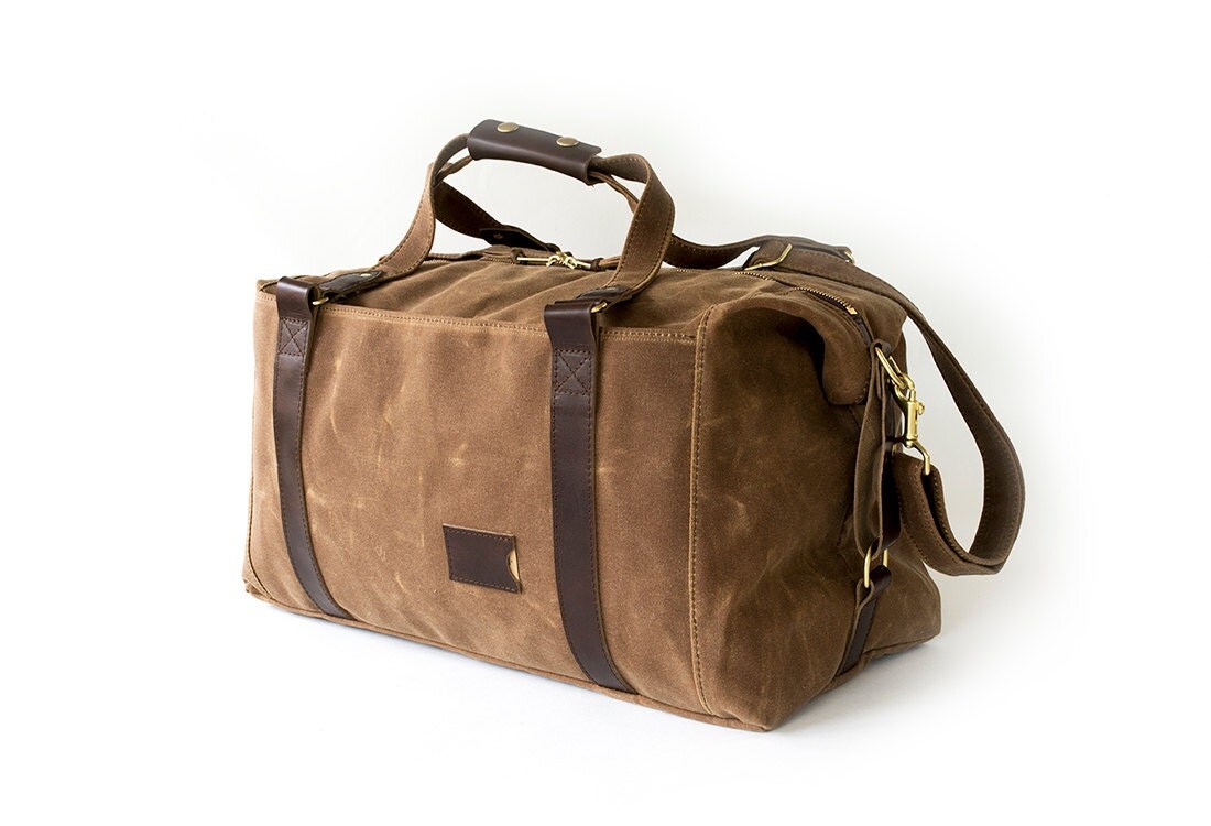NO. 495 Men&#39;s Weekender Bag Personalized Duffle Bag in