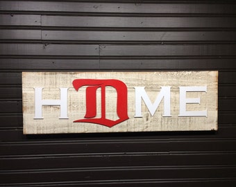 Detroit Red Wings D HOME plaque, sign