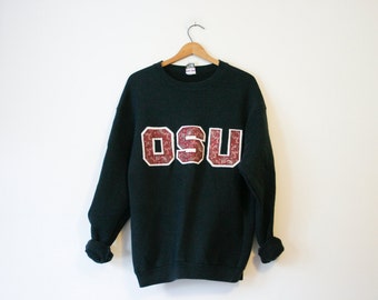 Vintage Black Ohio State University Buckeyes Sweatshirt