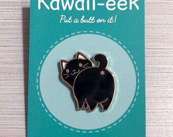 Black Cat Hard Enamel Pin