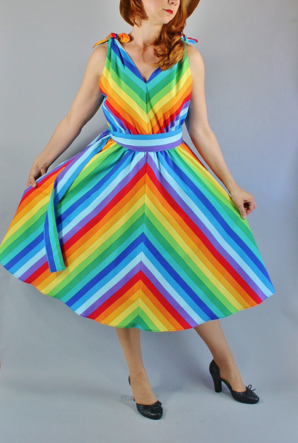 Платье радуга - 92 фото