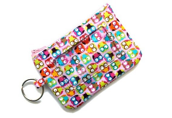 keychain holder gloss lip Holder/Keychain Wallet/Badge Purse/Credit Card Holder/Keyring Coin