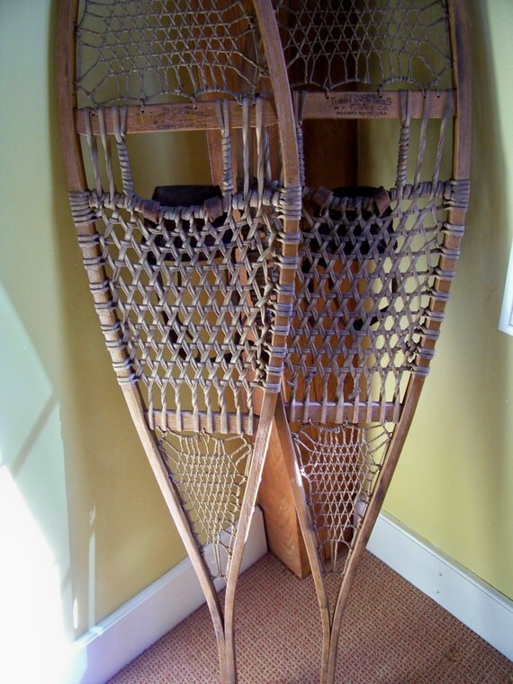 Vintage Tubbs Snowshoes Norway Maine