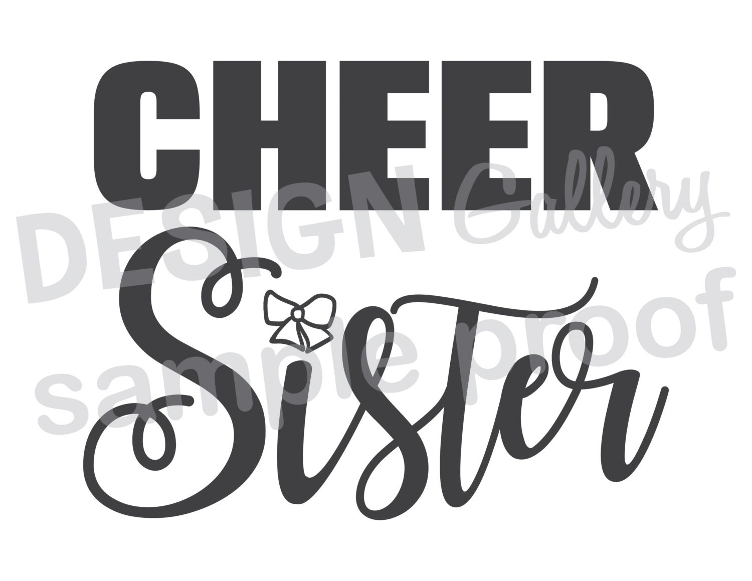 Cheer Sister Diy Instant Download Image And Svg Cut