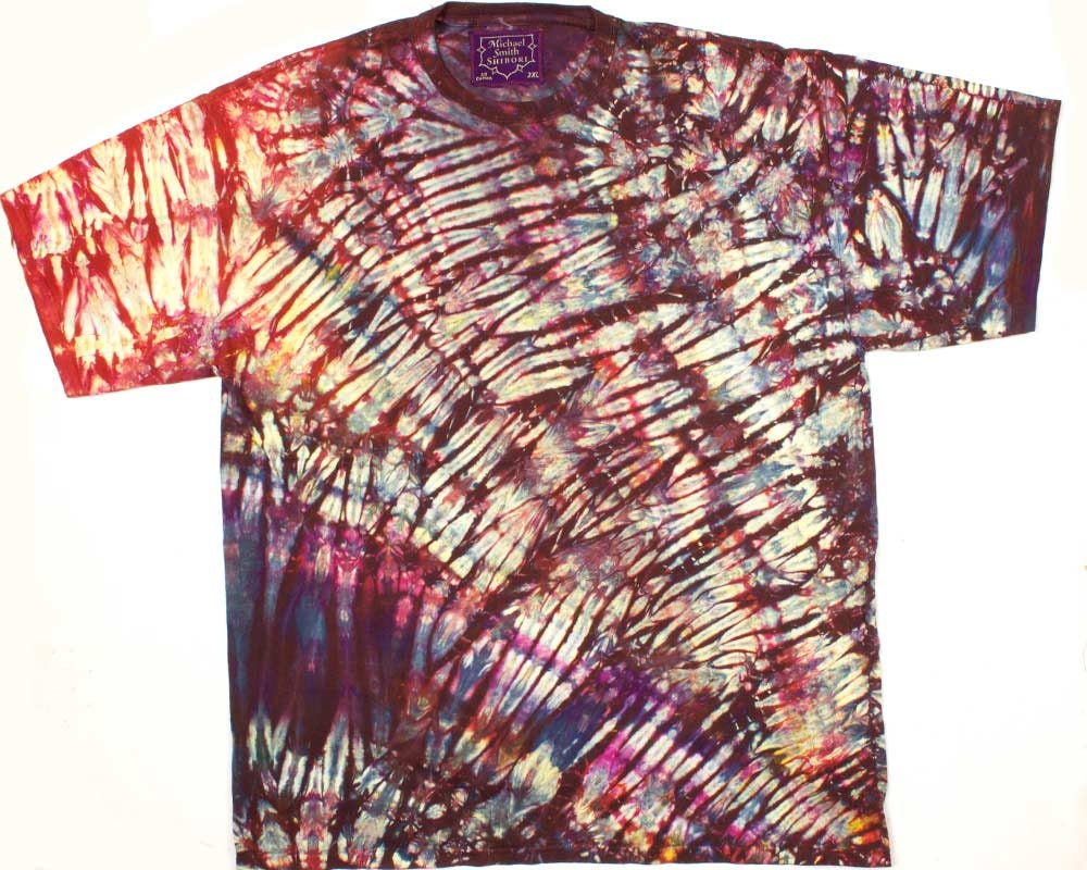 XXL Shibori Men's Earth Tie Dye T Shirt