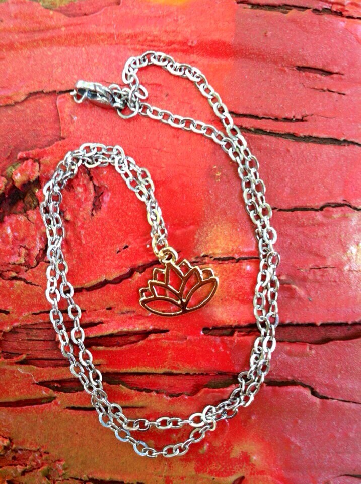 Golden Lotus Necklace