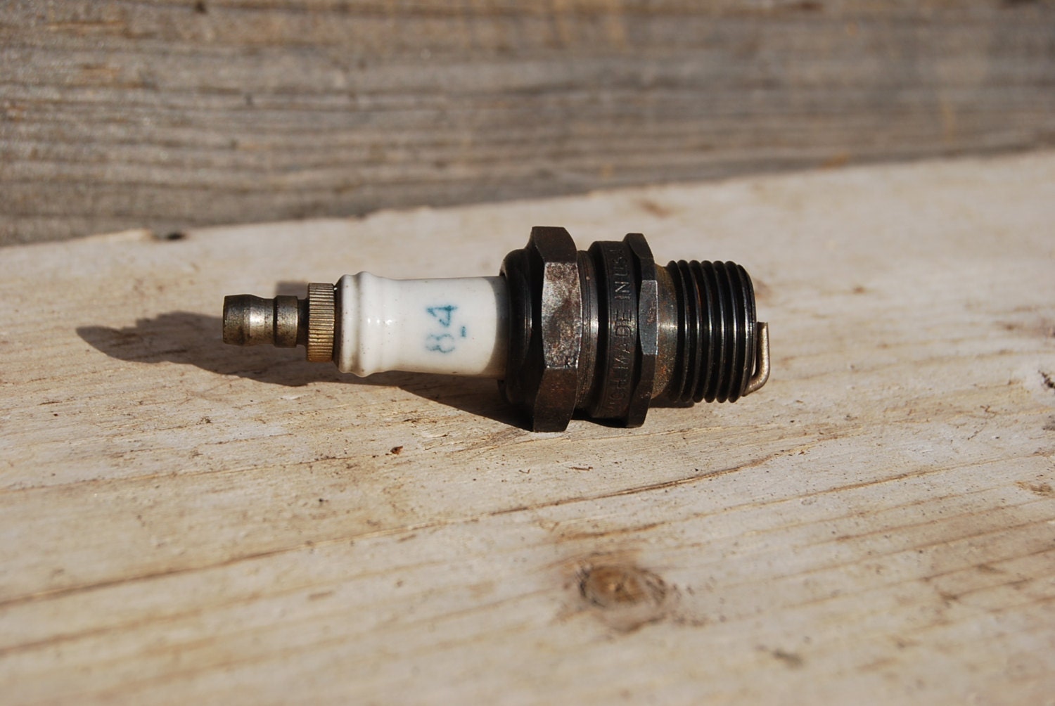 Vintage AC 84 Spark Plug Vintage Spark Plug Decor Garage
