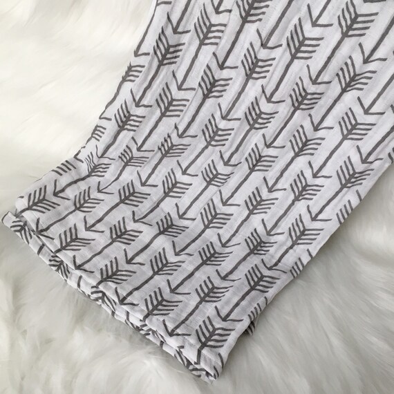 Gender Neutral Arrows Muslin Swaddle Blanket / by TheHenPen