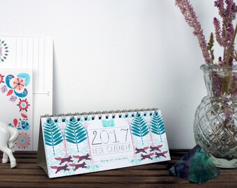2017 Landscape Mini Desk Calendar