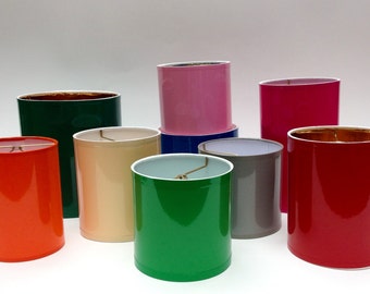 High Gloss Lamp Shades With Gold Lining