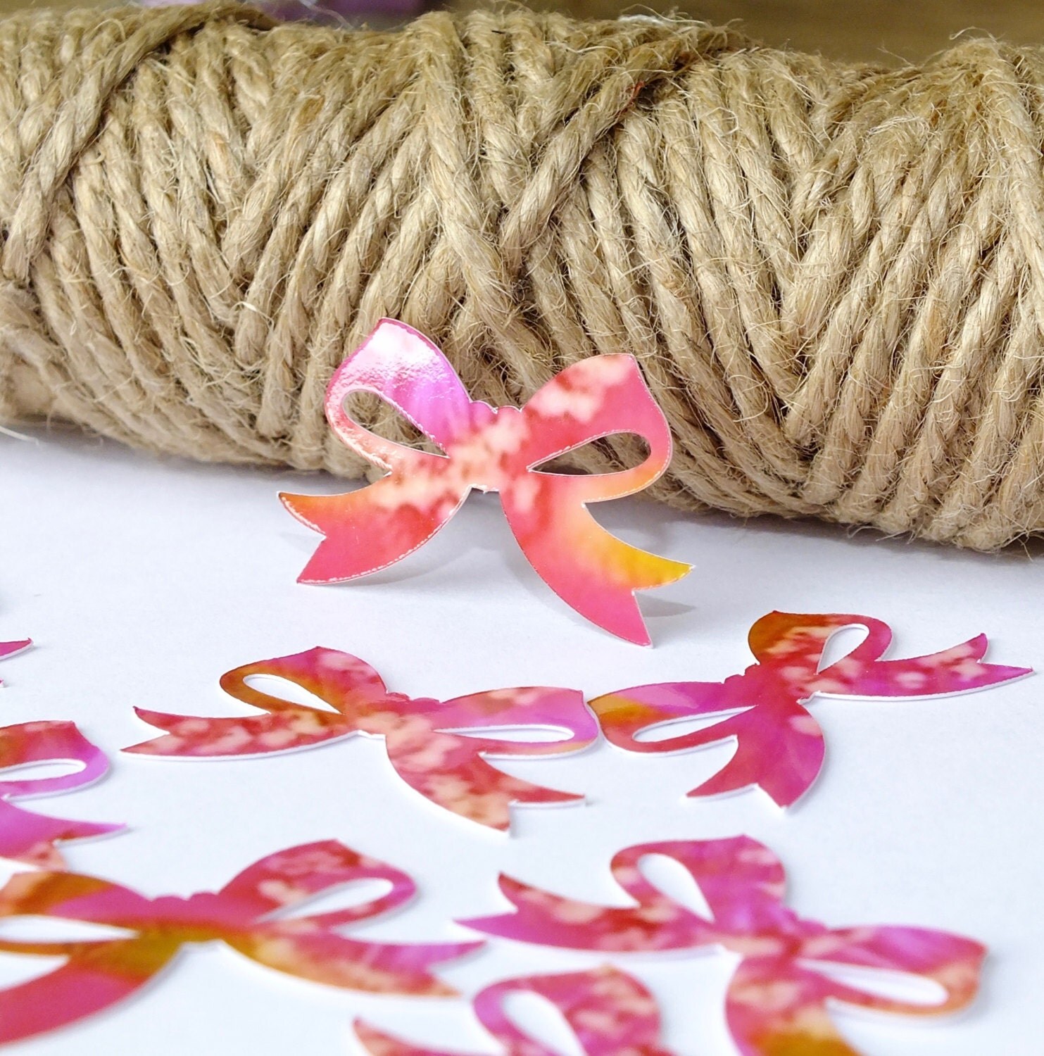 20 x Bow / Ribbon Embellishments, for Scrapbooking, Card Making, 7