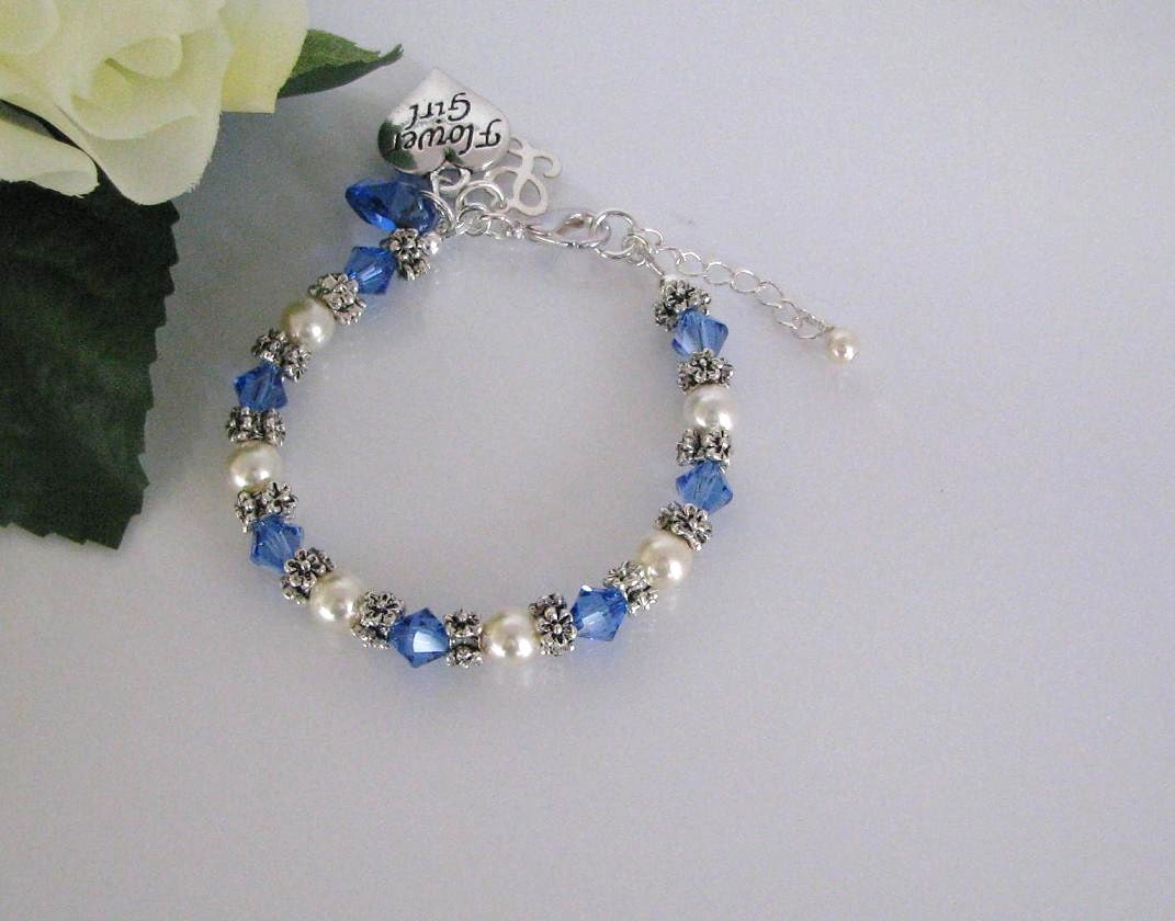 Flower Girl Bracelet and Earring SetJunior Bridesmaid