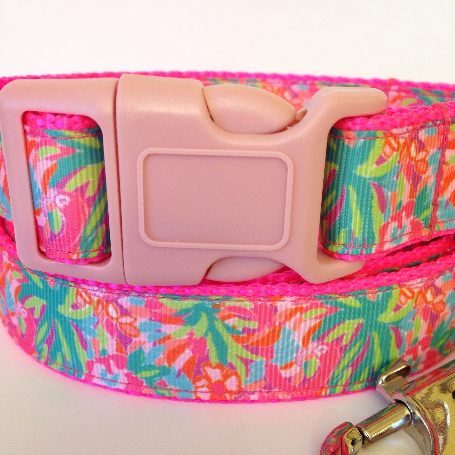 Lulu Lilly Pulitzer Inspired Dog Collar / Lilly Pulitzer