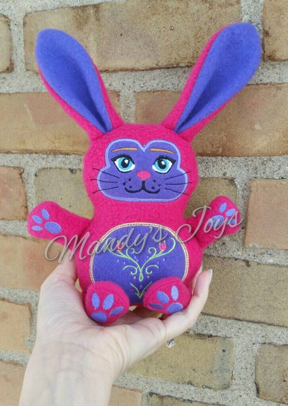 pink bunny stuffy