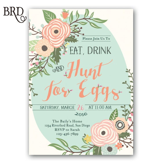 Easter Lunch Invitations 6