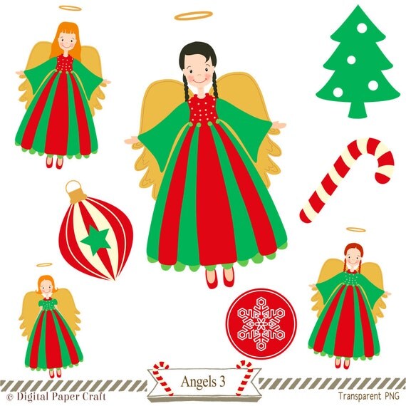 christmas clipart angels - photo #36