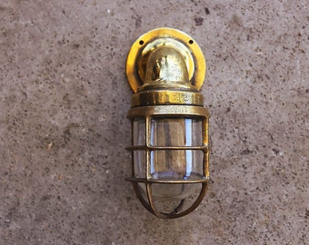 Nautical Brass Lantern Vintage Restored by SEASTYLE