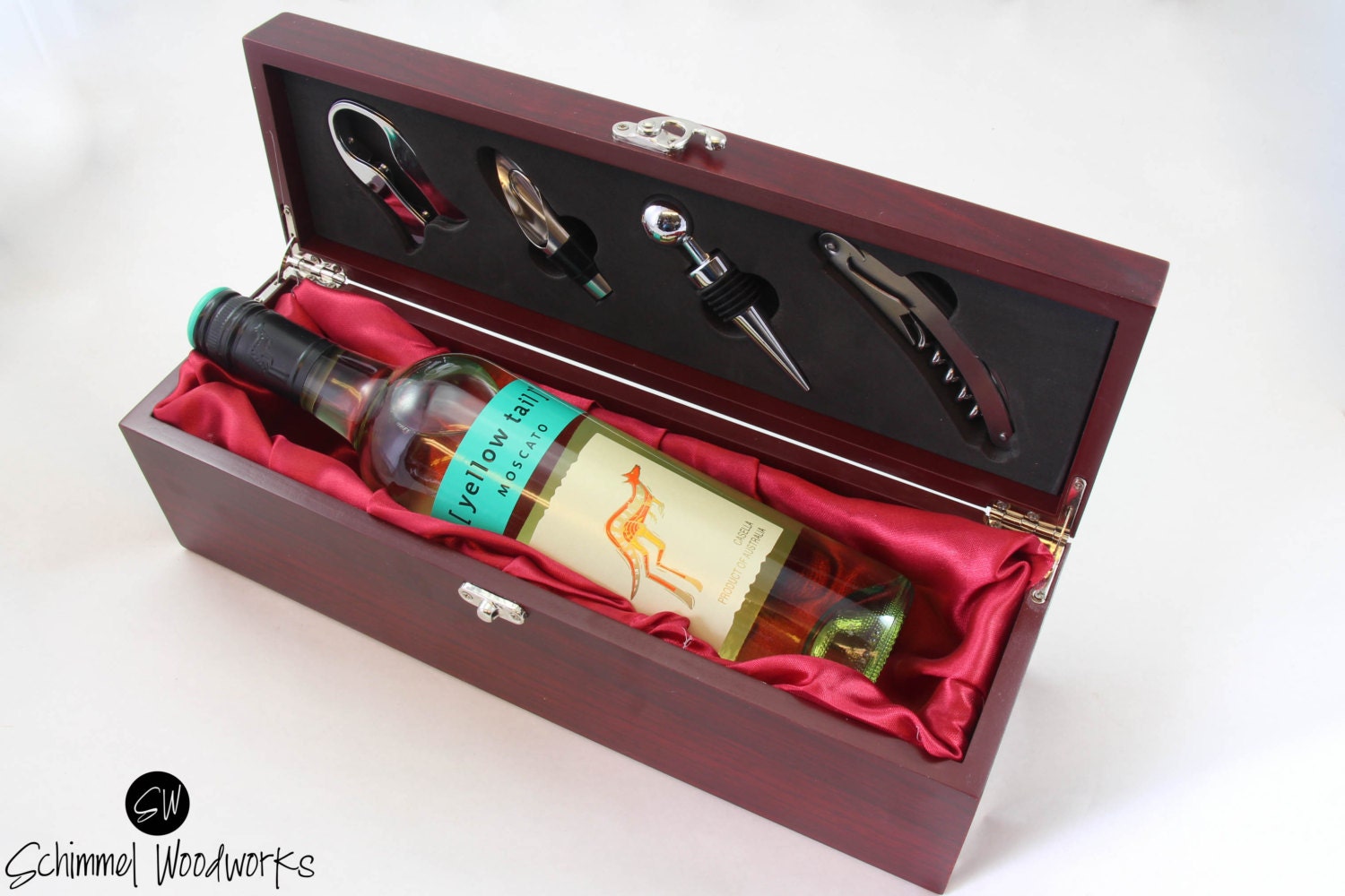 Wine Box Set   Wine Gift Set. Custom Engraved Gift! Keepsake