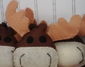 Felt Moose Ornament