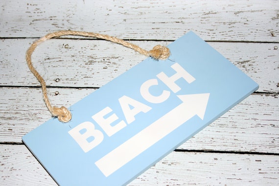 Custom Beach Direction Sign