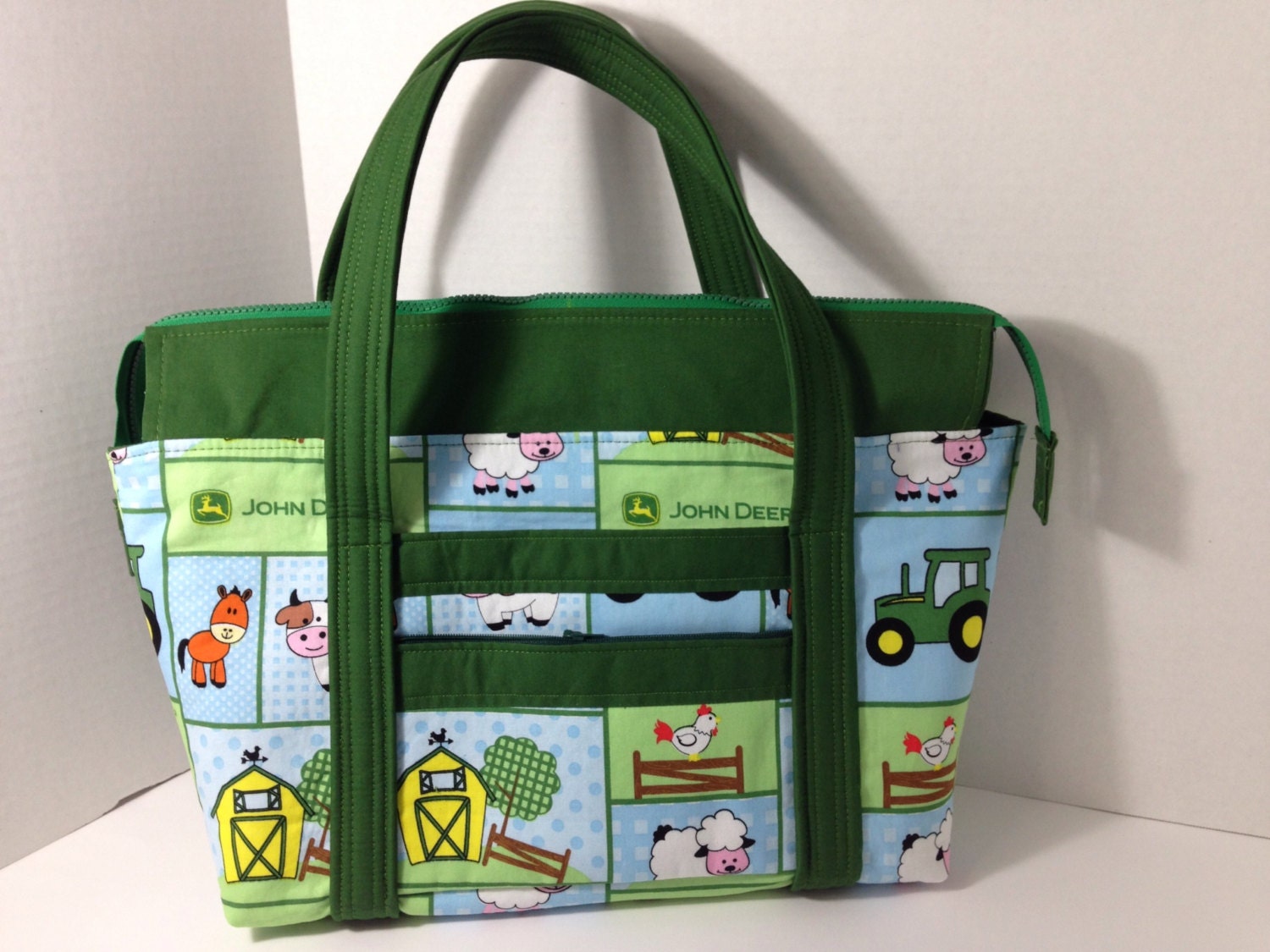 John Deere Diaper Bag Quilted Purse Quilted by Nanasewingroom