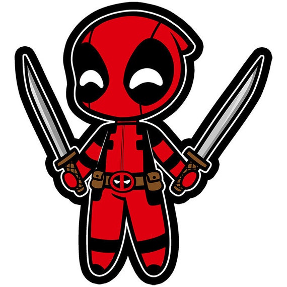 3 Inch Deadpool Vinyl Sticker