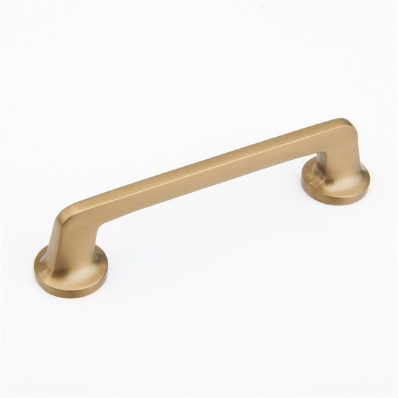 5 Milli Round Bar Brushed Satin Brass Cabinet Knob
