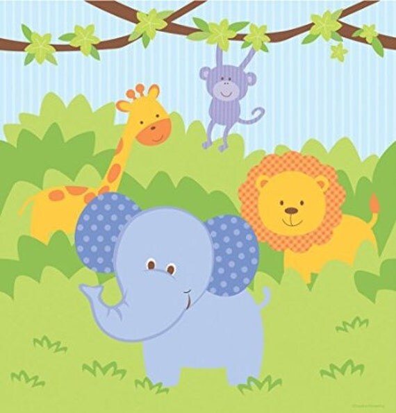 Boys Safari Baby Shower Fisher Price Theme Shower Happi Tree