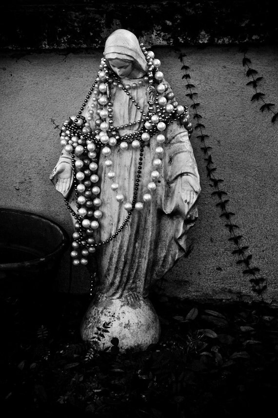 Black Madonna Religious Photography Virgin Mary Statue New