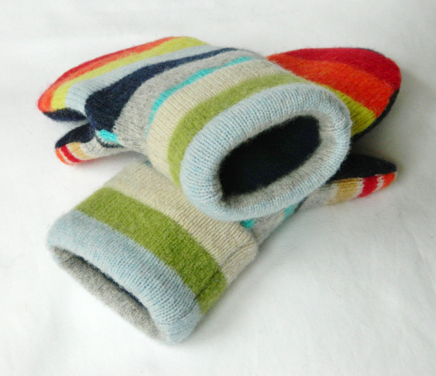 Felted Wool Mittens by PamsWarmKreations on Etsy