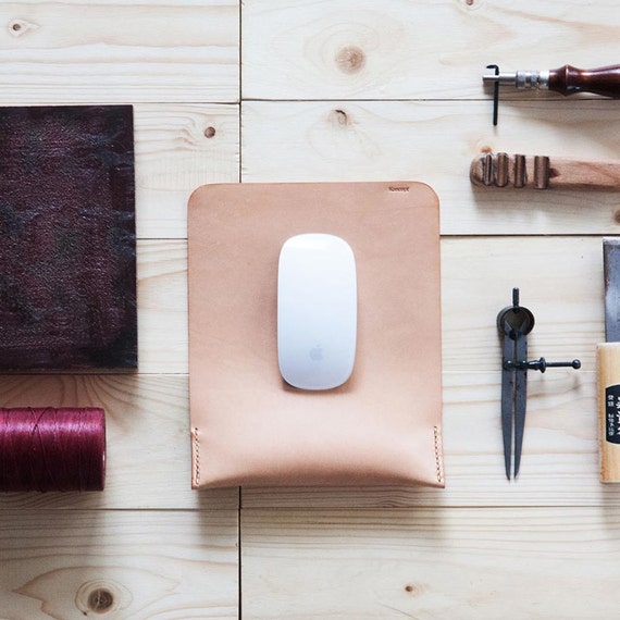 Personalized Leather Mouse Pad Ergonomic Wrist Rest Support