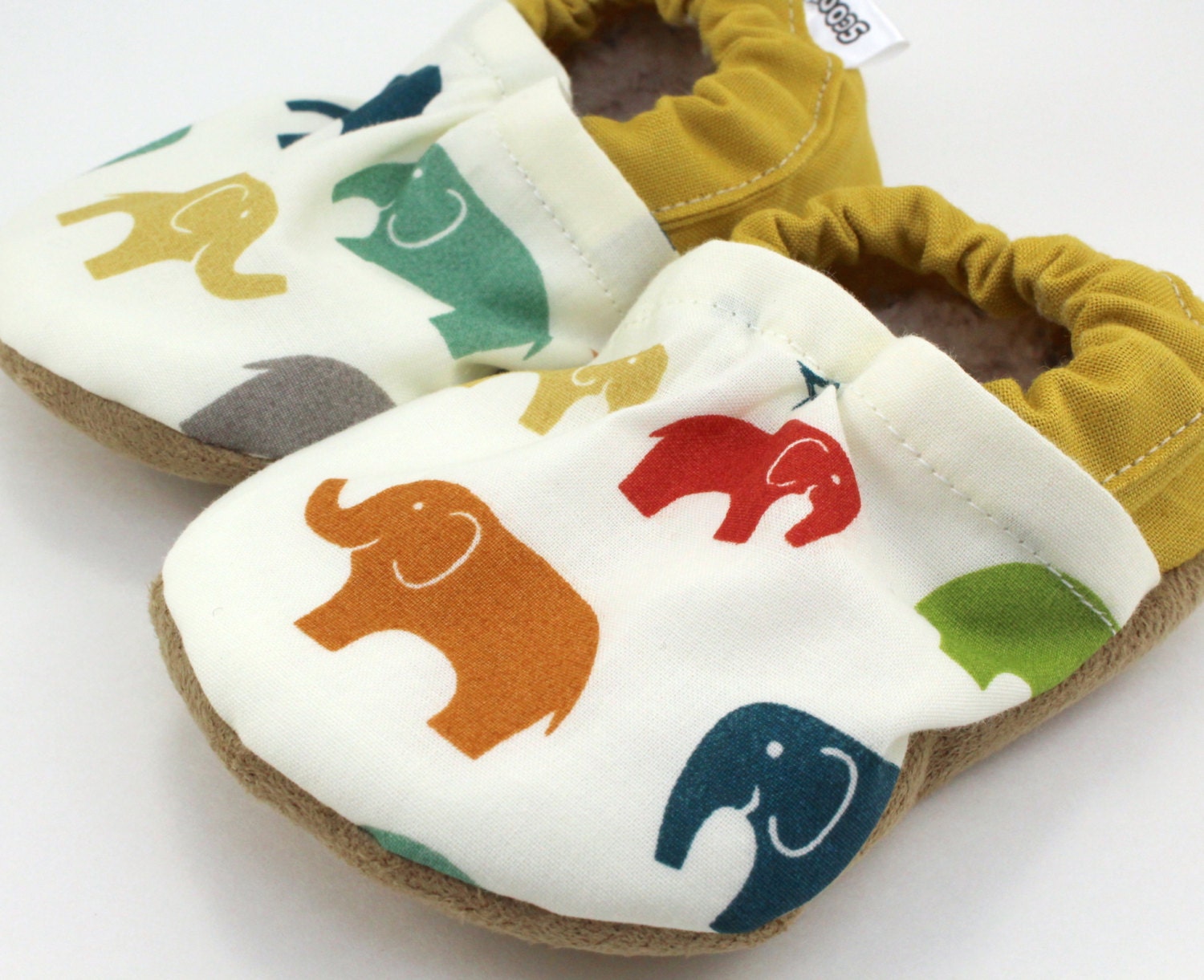 elephant baby shoes elephant clothing baby by ScooterBooties