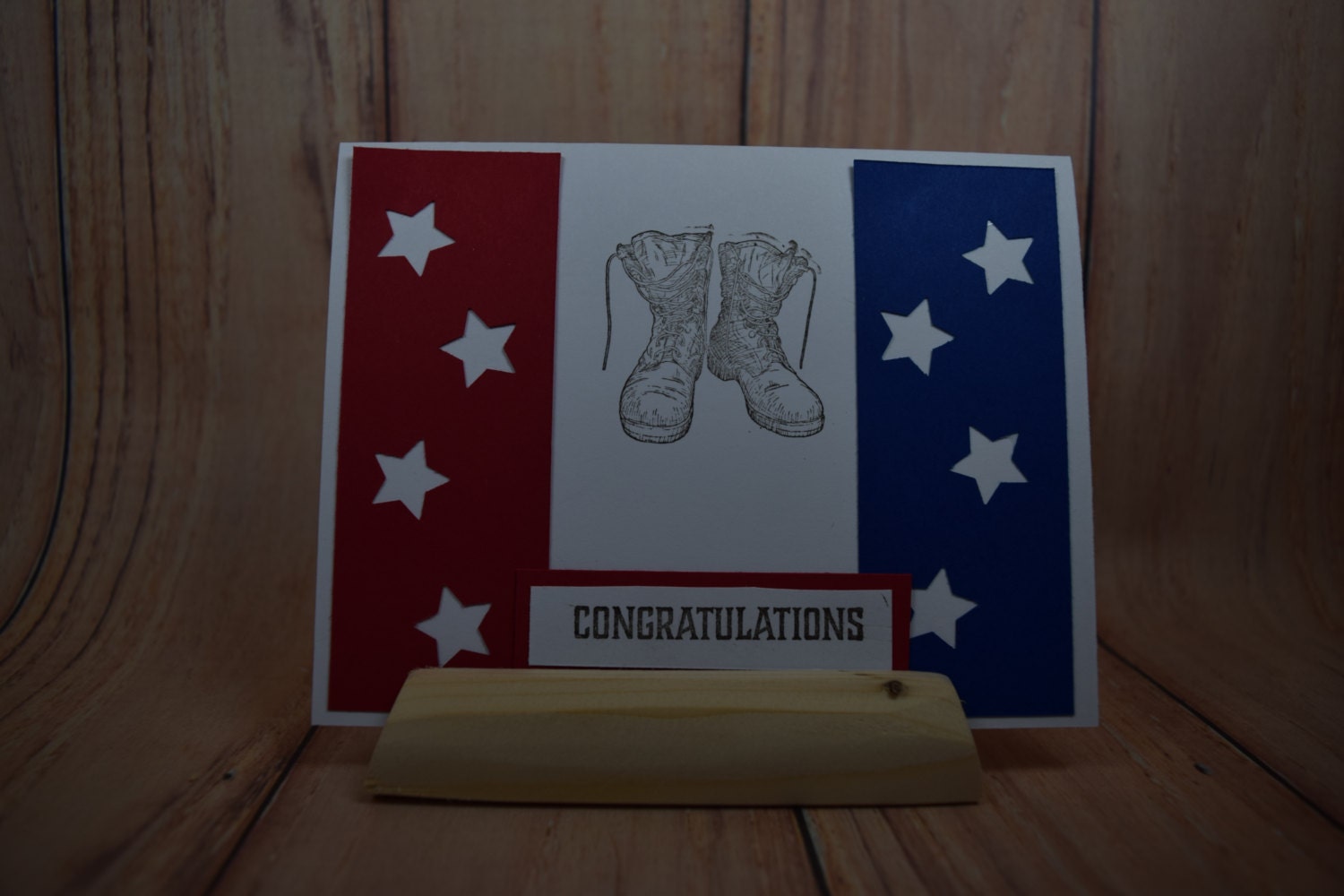 Military-congratulations-graduation-Army-combat boots-red