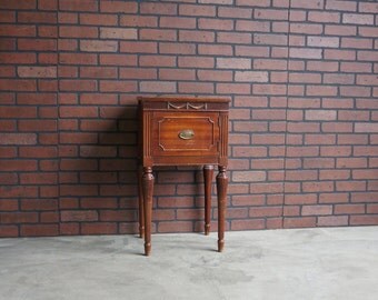 Nightstand / Vintage Nightstand / Antique Nightstand / Shabby Chic Nightstand / 1920-1940's era ~ Paint To Order ~