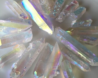 Rainbow Angel Aura Quartz Points / Channel higher knowledge / Meditation