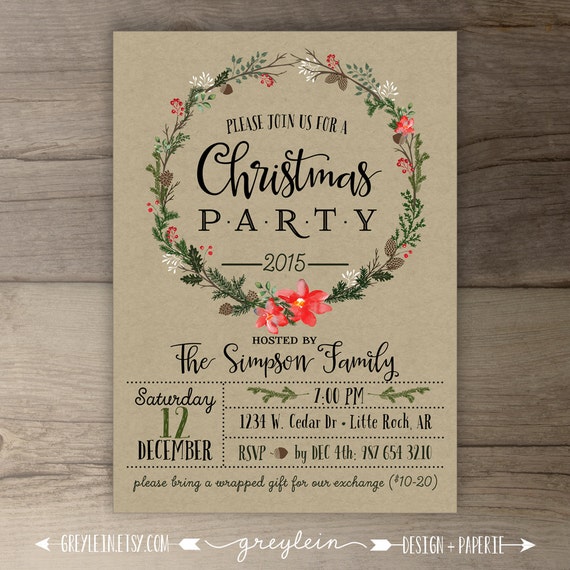 Invitations Fir Xmas 3