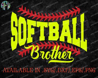 Download Unique softball brother svg related items | Etsy