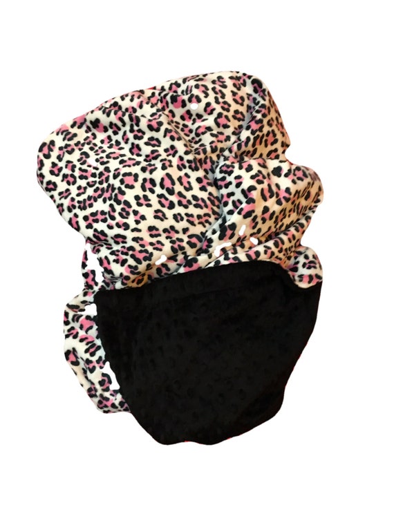 Pink Minky Baby BlanketLeopard Baby Blanket Animal Print
