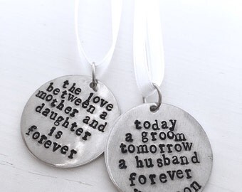 bouquet charms for mother-of-bride or mother-of-groom