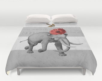 Floral Elephant WJ0201028CL Duvet Cover Set main image 1