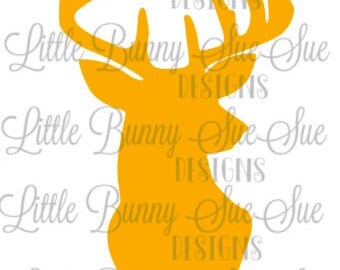 Deer Head SVG PNG DXF Cutting Machine File