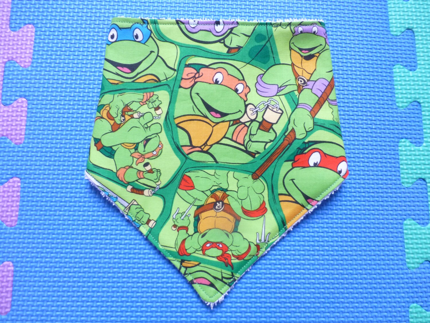 Teenage Mutant Ninja Turtles baby and toddler bandana bib